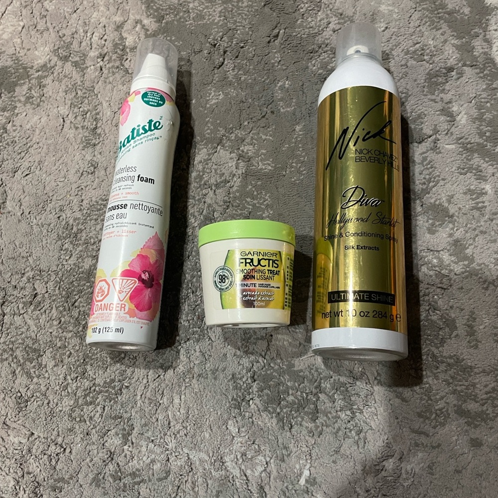 Batiste Cleanse, Fructose treatment and Nick Chavez Hair Set